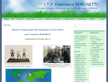 Tablet Screenshot of francescobenignetti.it